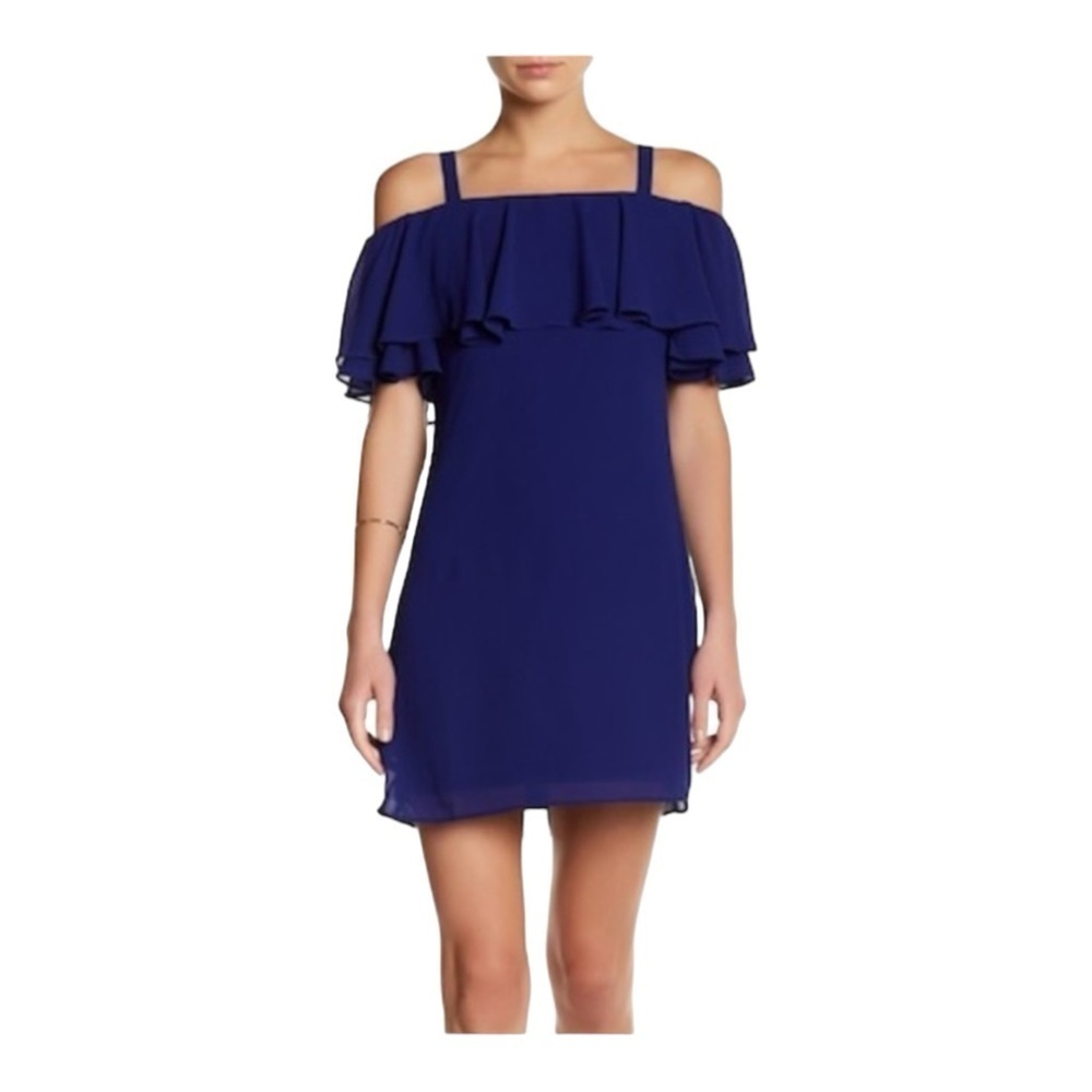Eliza J. Off the Shoulder Draped Dress